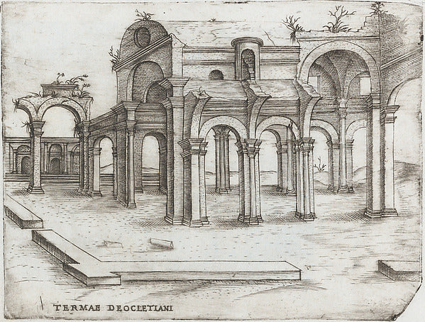 Formerly attributed to Master G.A.:Sepulchrum Adriani from a-16x12"(A3) Poster