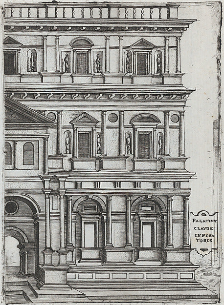 Formerly attributed to Master G.A.:Aerarii Publici Rome from-16x12"(A3) Poster