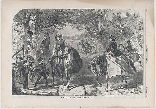 May-Day in the Country  April 30, 1859-Winslow Homer ,  Poster Print