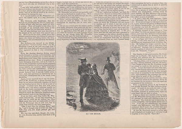 On the Beach  March 10, 1860-Winslow Homer ,  Poster Print