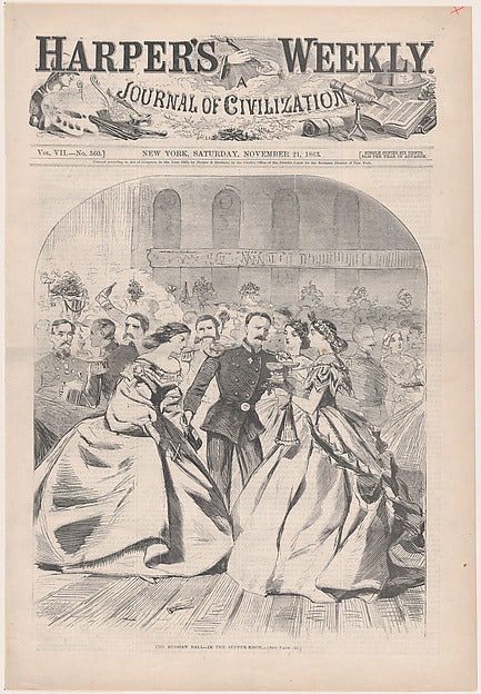 The Russian Ball – In the Supper Room  November 21, 1863-Winsl,  Poster Print
