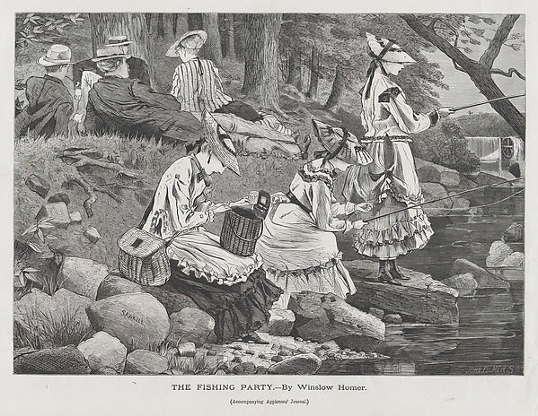 The Fishing Party  October 2, 1869-,  Poster Print