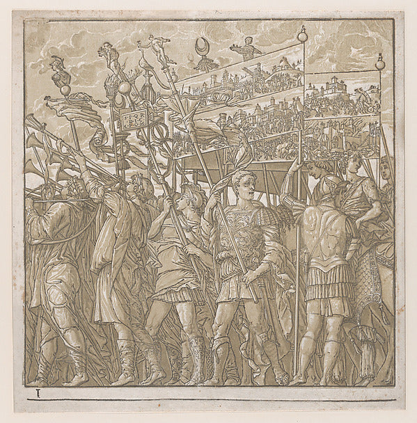 Andrea Andreani , Intermediary draughtsman Bernardo Malpizzi, Poster Print Wall Art