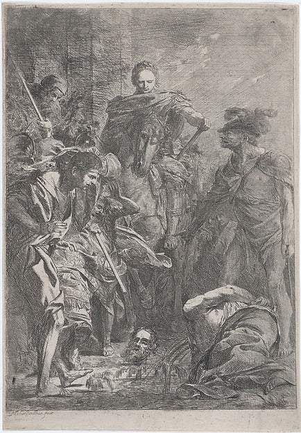 The Beheading of St. Paul n.d.-Michael Lucas Leopold Willmann, Poster Print