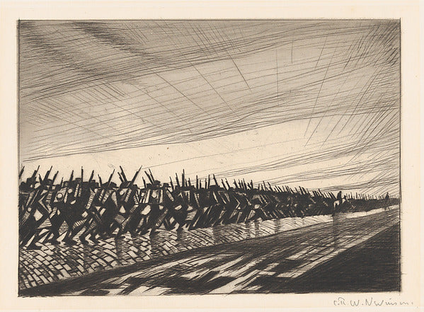Christopher Richard Wynne Nevinson:Column on the March 1916-16x12"(A3) Poster