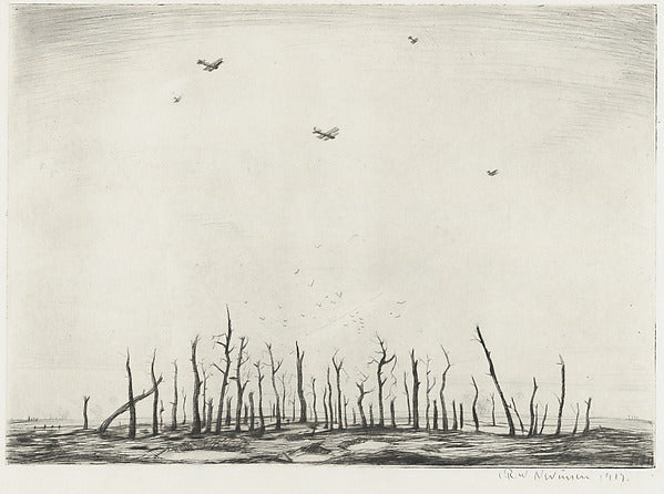 Christopher Richard Wynne Nevinson:That Cursed Wood 1917-16x12"(A3) Poster
