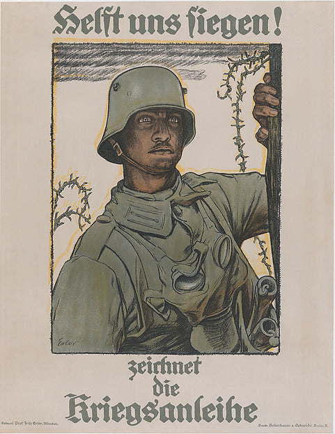 Fritz Erler:Help us win--buy war bonds! 1916-16x12"(A3) Poster