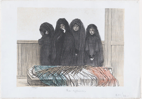 Théophile-Alexandre Steinlen , Lausanne 1859–1923 Paris):La -16x12"(A3) Poster