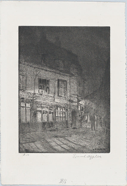 Lille: Liebesgässchen 1916-Ernst Oppler ,  Poster Print