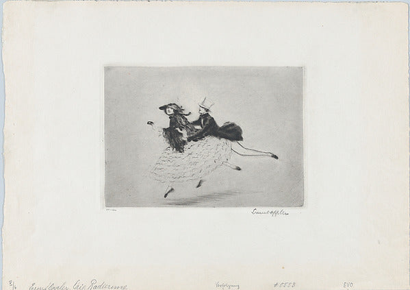 Pursuit n.d.-Ernst Oppler ,  Poster Print
