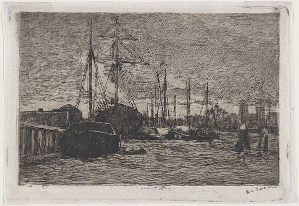 Rotterdam late 19th–early 20th cent-Willem de Zwart ,  Poster Print