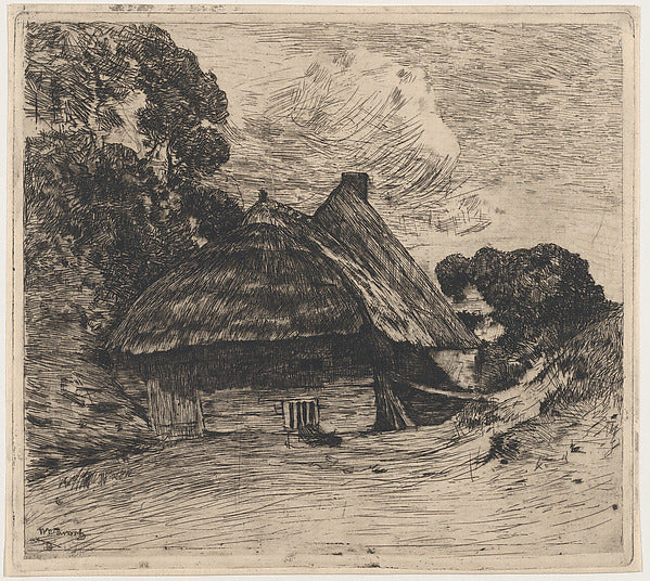 Old Cottage late 19th–early 20th cent-Willem de Zwart ,  Poster Print