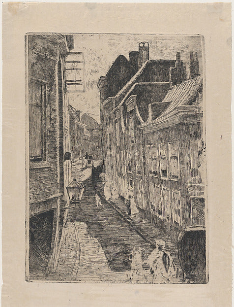 Street Scene late 19th–early 20th cent-Willem de Zwart ,  Poster Print