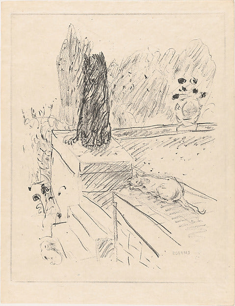 Pierre Bonnard:Cat on a Balcony from 