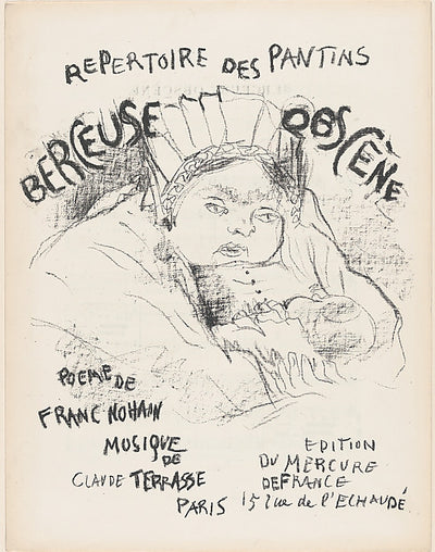 Pierre Bonnard:Obscene Lullaby 1898-16x12"(A3) Poster