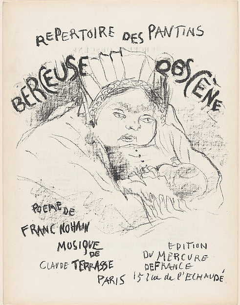 Pierre Bonnard:Obscene Lullaby 1898-16x12