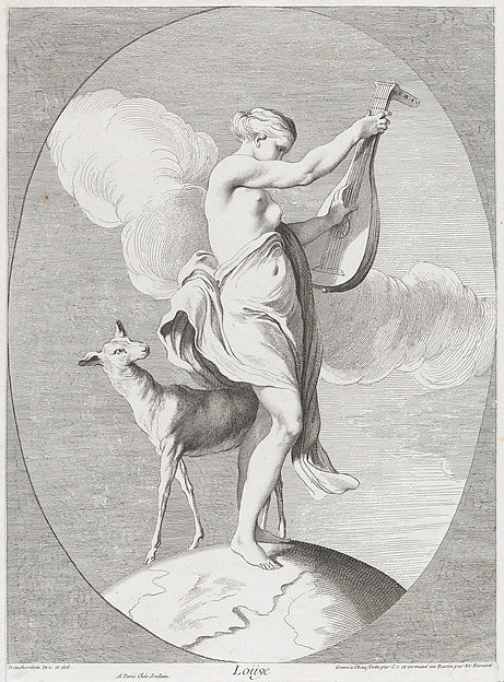 Etched by Anne Claude Philippe de Tubières, comte de Caylus -16x12"(A3) Poster