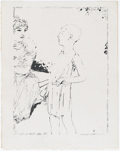 Pierre Bonnard:Saint Monica and her son Saint Augustine from-16x12"(A3) Poster