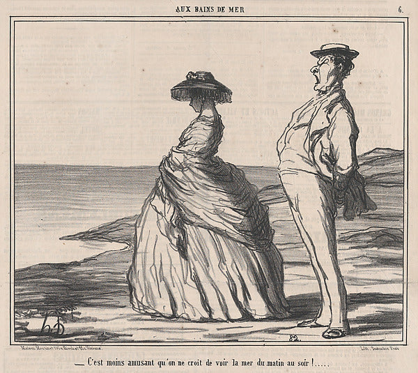 Honoré Daumier:Print September 9, 1859-16x12"(A3) Poster