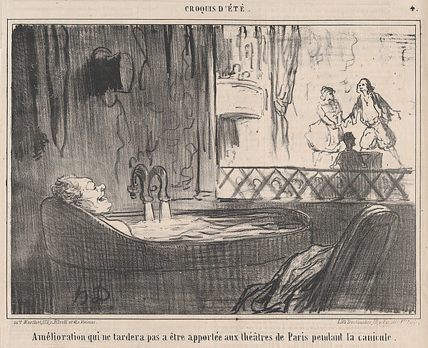 Honoré Daumier:Amélioration qui ne tardera pas a être apport-16x12"(A3) Poster