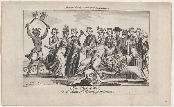 The Parricide  a Sketch of Modern Patriotism May 1, 1776-Anony, Poster Print
