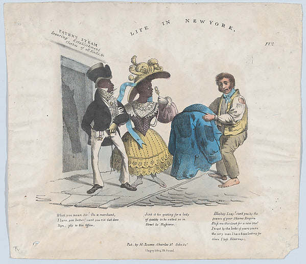 Life in New York 1824–39-,  Poster Print Wall Art