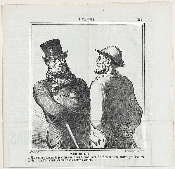 Honoré Daumier:Once more the horsemeat amateurs from 'News o-16x12"(A3) Poster