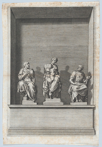 Cornelis Cort , After Michelangelo Buonarroti , After Raffae-16x12"(A3) Poster