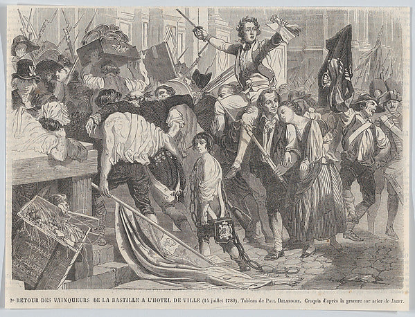 After Alexandre Jean Louis Jazet , After Paul Delaroche:Retu-16x12"(A3) Poster