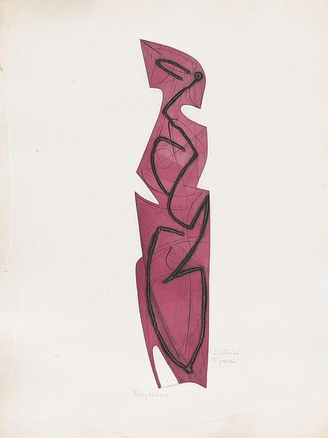Terry Haass:Listening Figure 1947-16x12"(A3) Poster
