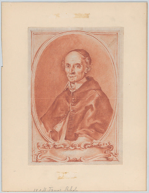 Anonymous, Italian, 18th century:Portrait of a Cardinal in B-16x12"(A3) Poster