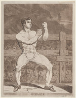 Mendoza April 24, 1788-James Gillray ,16x12"(A3)Poster