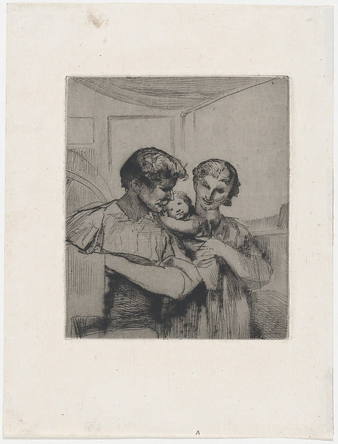 François-Nicolas Chifflart:Famille 1845–1901-16x12"(A3) Poster