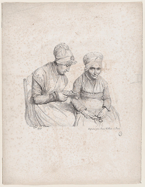 Jean-Baptiste Chometon:The Letter 1819-16x12"(A3) Poster