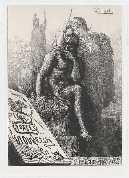 François-Nicolas Chifflart:Eaux Fortes Nouvelles 1876-16x12"(A3) Poster