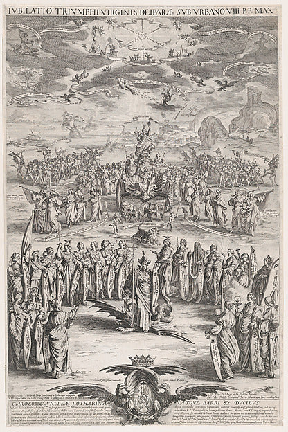 Jacques Callot:La Petite Thèse estampe appelée aussi Le Trio-16x12"(A3) Poster