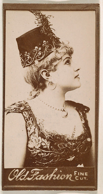 :Actress wearing feathered bodice from the Actresses series -16x12"(A3) Poster