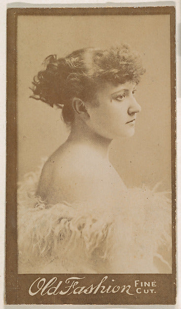 :Actress in profile wearing feathered cap from the Actresses-16x12"(A3) Poster