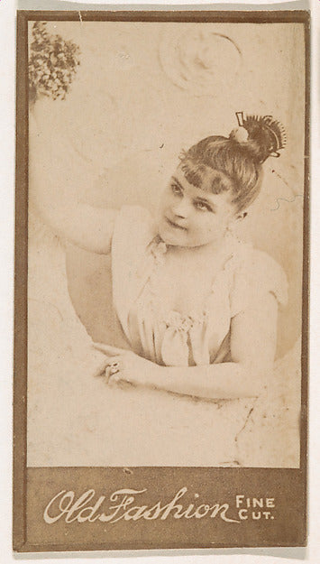 :Actress holding bouquet aloft from the Actresses series pro-16x12"(A3) Poster