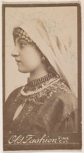 :Actress wearing cloth headpiece from the Actresses series p-16x12"(A3) Poster