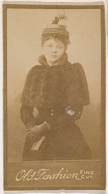 :Actress wearing striped hat from the Actresses series promo-16x12"(A3) Poster