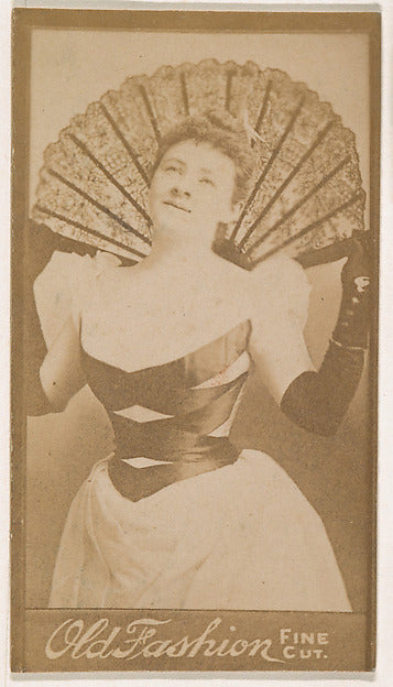 :Actress holding large fan from the Actresses series promoti-16x12"(A3) Poster