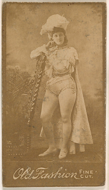 :Actress wearing costume with cape from the Actresses series-16x12"(A3) Poster