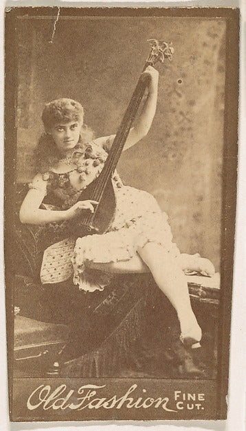 :Actress playing mandolin from the Actresses series promotin-16x12"(A3) Poster
