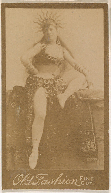 :Actress wearing spiked headpiece from the Actresses series -16x12"(A3) Poster