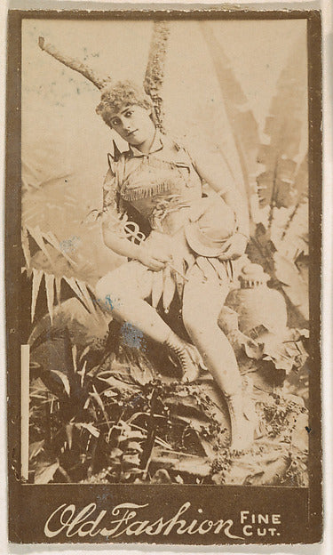 :Actress leaning against prop tree from the Actresses series-16x12"(A3) Poster