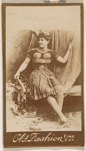 :Actress holding studio curtain from the Actresses series pr-16x12"(A3) Poster