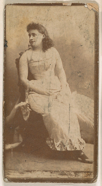 :Actress seated with hands on lap from the Actresses series -16x12"(A3) Poster