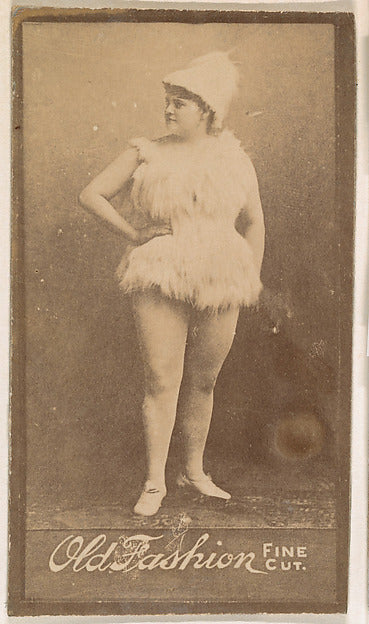 :Actress wearing feathered costume from the Actresses series-16x12"(A3) Poster