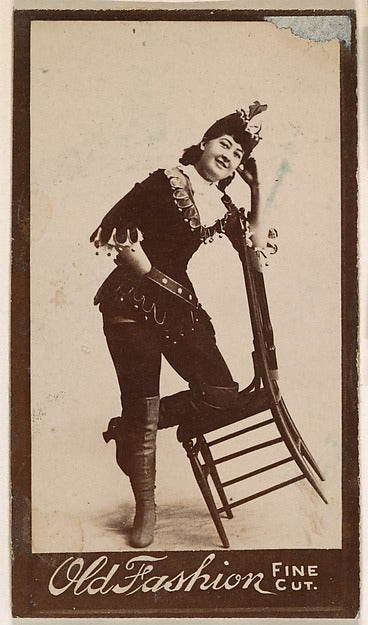 :Actress posing on tilted chair from the Actresses series pr-16x12"(A3) Poster